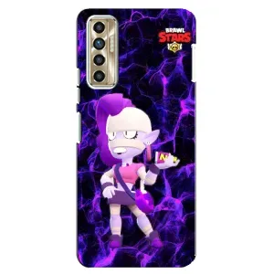 Чехлы Brawl Stars для TECNO Camon 17P (CG7n) (AlphaPrint) (Емз Бравл Старс)
