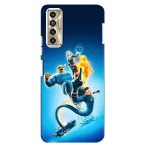 Чохол з принтом Фантастична четвірка для TECNO Camon 17P (CG7n) (Герої Фантастична Четвірка)