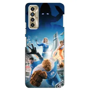 Чохол з принтом Фантастична четвірка для TECNO Camon 17P (CG7n) (Герої Фантастична Четвірка)