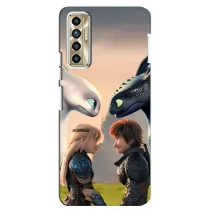 Чохол як приборкати дракона на TECNO Camon 17P (CG7n) (Гикавка і Астрід)