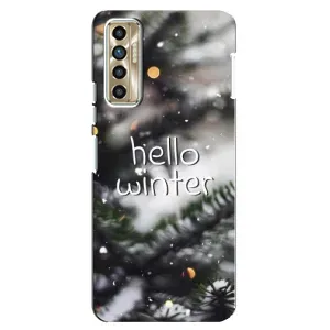 Новорічні, Святкові Чохли для TECNO Camon 17P (CG7n) - 2024 год (Hello winter)