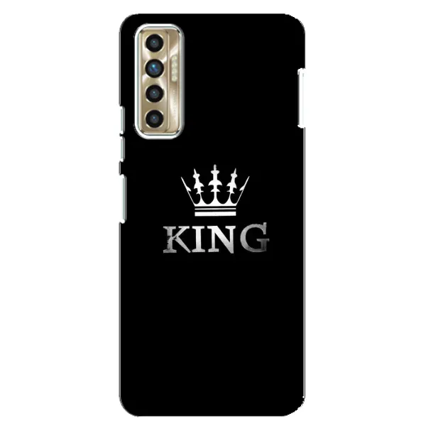 Чохол з принтом «KING» для TECNO Camon 17P (CG7n)
