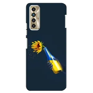 Чохол для Патріота України TECNO Camon 17P (CG7n) - (AlphaPrint) (Коктель молотова)