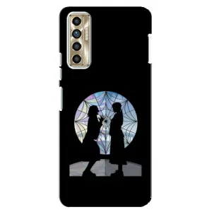 Чохли Венсдей на TECNO Camon 17P (CG7n) Уенсдей (AlphaPrint) (кімната Венздей)