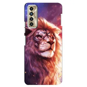 Чохол з картинкою ЛЕВ для TECNO Camon 17P (CG7n) (VPrint) (Красочний Лев)