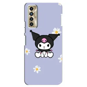 Чехол с кроликом Куроми на TECNO Camon 17P (CG7n) (Куроми в цветах)