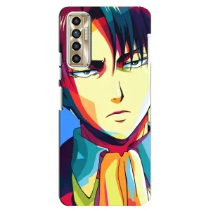 Чохли Персонажі Аніме Наруто для TECNO Camon 17P (CG7n) (AlphaPrint) (Леві Аккерман)