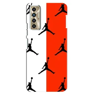 Чехлы для TECNO Camon 17P (CG7n) - с картинкой JORDAN (AlphaPrint) (Лого Джордан)