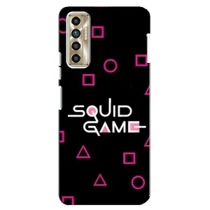 Чохол Гра в кальмара для TECNO Camon 17P (CG7n) (Патерн Гра кальмара)