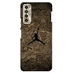 Чехлы для TECNO Camon 17P (CG7n) - с картинкой JORDAN (AlphaPrint) (Logo Jordan)