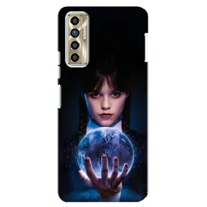 Чохол з дизайном Венздей 2 на TECNO Camon 17P (CG7n) (Магічна сфера Венздей)