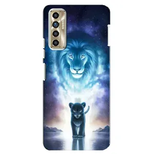Чохол з картинкою ЛЕВ для TECNO Camon 17P (CG7n) (VPrint) (Маленький лев)