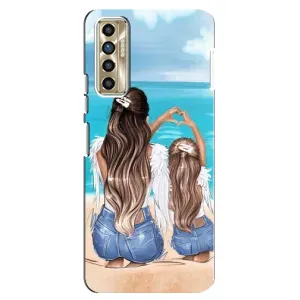 Чохол з друком для TECNO Camon 17P (CG7n) - (Мама з дитинкою) (AlphaPrint) (Мама з донькою)