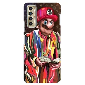 Бренднові Чохли для TECNO Camon 17P (CG7n) - (PREMIUMPrint) (Mario LV)