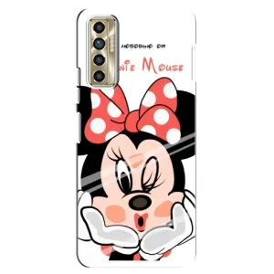 Міккі Маус чохол для TECNO Camon 17P (CG7n) (AlphaPrint - Мультяшні) (Маус Мінні)