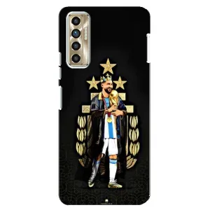 Чехлы для TECNO Camon 17P (CG7n) (Leo чемпион) (AlphaPrint) (Месси Король)