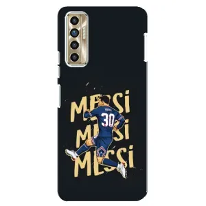Чехлы для TECNO Camon 17P (CG7n) (Leo чемпион) (AlphaPrint) (Messi ПСЖ)