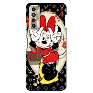 Чохол Disney Mouse TECNO Camon 17P (CG7n) (PREMIUMPrint) (Мінні peace)