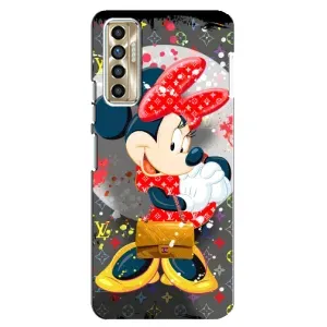 Чохол Disney Mouse TECNO Camon 17P (CG7n) (PREMIUMPrint) (Minni з бантіком)