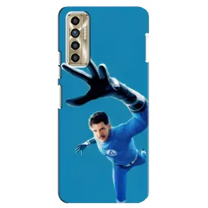 Чохол з принтом Фантастична четвірка для TECNO Camon 17P (CG7n) (Містер Фантастік супергерой)