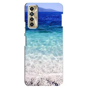 Силіконовий чохол з КАРТИНКАМИ літо для TECNO Camon 17P (CG7n) (AlphaPrint) (Море)