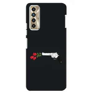 Чехлы (ART) Цветы на TECNO Camon 17P (CG7n) (VPrint) (Неожиданные цветы)