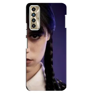 Чохол з дизайном Венздей 2 на TECNO Camon 17P (CG7n) (Загадковий погляд Венздей)