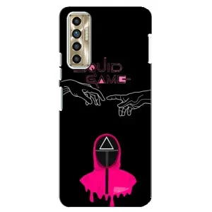 Чохол Гра в кальмара для TECNO Camon 17P (CG7n) (Мінімалізм Гра кальмара)