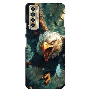 Чохол з картинкою 'Хижаки' для TECNO Camon 17P (CG7n) (Орел у польоті)