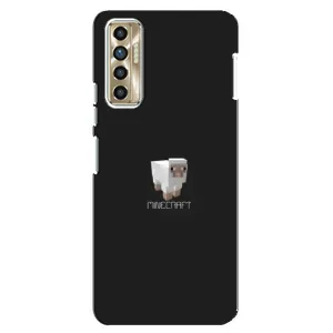 Чохол Майнкрафт на TECNO Camon 17P (CG7n) (AlphaPrint) Minecraft (Овечка Майнкрафт)