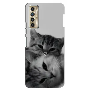 Чохол з принтом «Пара котів» для TECNO Camon 17P (CG7n)
