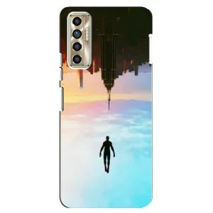 Чохол з людиною павуком для TECNO Camon 17P (CG7n) - (AlphaPrint) (Людина павук)