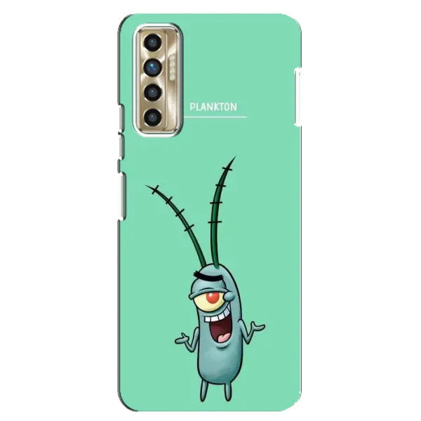 Чохол з принтом «Персонаж Планктон» для TECNO Camon 17P (CG7n)