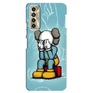 Чохли для TECNO Camon 17P (CG7n) - Bearbrick Louis Vuitton (PREMIUMPrint) (Плач Bearbrick)