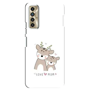Чохли для мами на TECNO Camon 17P (CG7n) (Оленята мама і малюк)