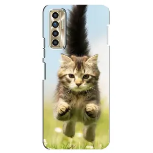 Чохли з Котиками для TECNO Camon 17P (CG7n) (VPrint) (Прижок кота)