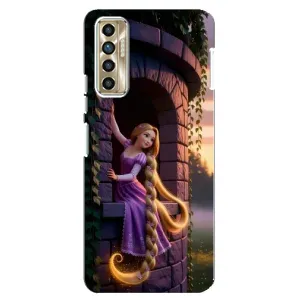 Чохол Рапунцель для TECNO Camon 17P (CG7n) (Рапунцель на вежі)