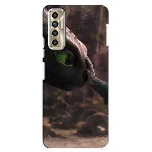Чохол як приборкати дракона на TECNO Camon 17P (CG7n) (Сцена з драконом)