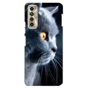 Чохли з Котиками для TECNO Camon 17P (CG7n) (VPrint) (Сірий Кіт)