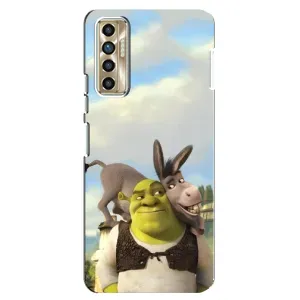 Чохол з мультфільмом Шрек на TECNO Camon 17P (CG7n) (Шрек та Осел)