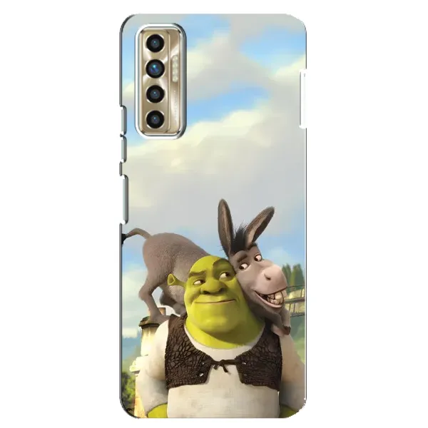 Чохол з принтом «Шрек та Осел» для TECNO Camon 17P (CG7n) Чохол з принтом «Шрек та Осел» для TECNO Camon 17P (CG7n)