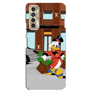 Чехли для TECNO Camon 17P (CG7n) - Скрудж МакДак Louis Vuitton (PREMIUMPrint) (Скрудж ЛВ)