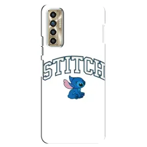 Чохол з принтом Стіч на TECNO Camon 17P (CG7n) (Стіч лого)
