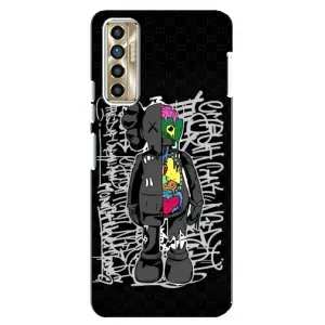 Чохли для TECNO Camon 17P (CG7n) - Bearbrick Louis Vuitton (PREMIUMPrint) (Стиль Bearbrick)