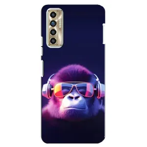 Чохол з Мавпами TECNO Camon 17P (CG7n) - (AlphaPrint) (Стильна мавпа)