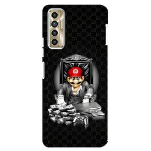 Чохли з крутими принтами для TECNO Camon 17P (CG7n) - (PREMIUMPrint) (Супер Маріо)