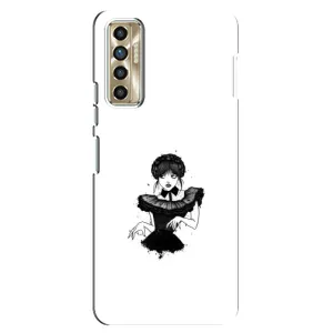 Чохли Венсдей на TECNO Camon 17P (CG7n) Уенсдей (AlphaPrint) (танець Венздей)