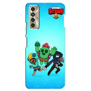 Чехлы Brawl Stars для TECNO Camon 17P (CG7n) (AlphaPrint) (Тріо героїв)