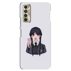 Чохли Венсдей на TECNO Camon 17P (CG7n) Уенсдей (AlphaPrint) (Венздей і Річ)