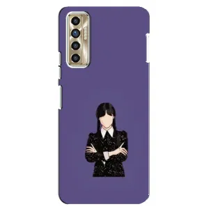 Чехлы Венсдей на TECNO Camon 17P (CG7n) Уэнсдей (AlphaPrint)
